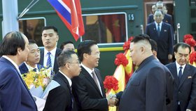 Severokorejský vůdce Kim Čong-un dorazil do Vietnamu. (26. 2. 2019)