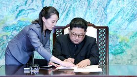 Kim Jo-čong, mladší sestra severokorejského diktátora Kim Čong-una. Kim často působí jako bratrovova velvyslankyně.