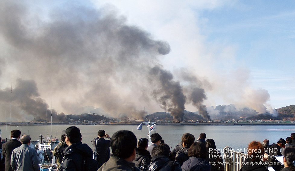 Bombardování ostrova Jon-pchjong.