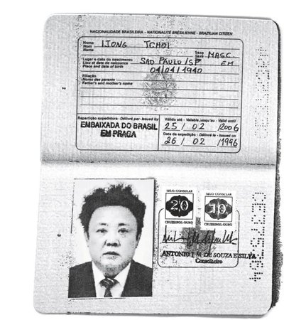 Brazilský pas Kim Čong-ila