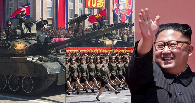 KLDR slaví velké výročí: Vojačky i tanky v ulicích. Ale kde nechal Kim obávané rakety? 