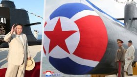 Diktátor Kim má svého „Hrdinu“: S velkou slávou uvedl do provozu první taktickou jadernou ponorku