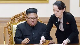 Diktátor KLDR Kim Čong-un a jeho sestra Kim Jo-čong