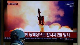 Severní Korea odpálila dvě rakety, uvedla Jižní Korea