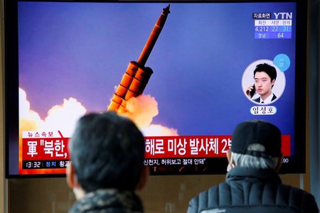 Severní Korea odpálila dvě rakety, uvedla Jižní Korea