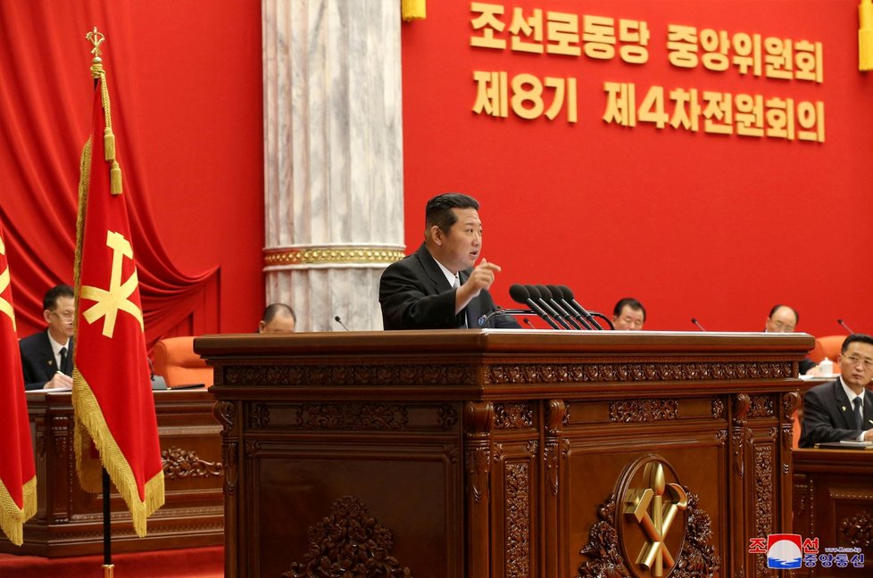 Zasedání ústředního výboru Korejské strany práce.