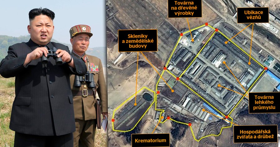 Byly zveřejněny další satelitní snímky koncentračního tábora z Kimovy KLDR.
