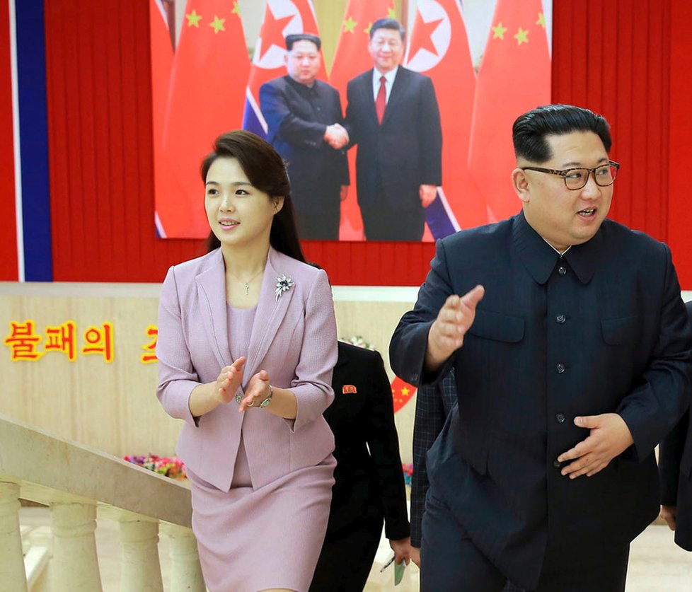 Manželka severokorejského vůdce Kim Čong-una se už může chlubit titulem první dáma