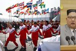 Den před zahájením olympiády se v KLDR konala vojenská přehlídka