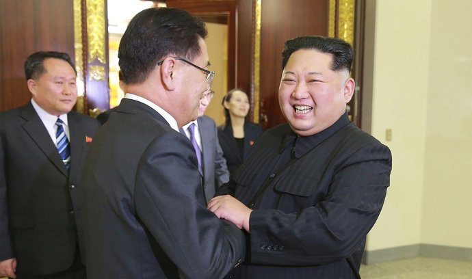Setkání zástupců KLDR a Jižní Koreji. Přítomen byl i vůdce Kim-Čong un