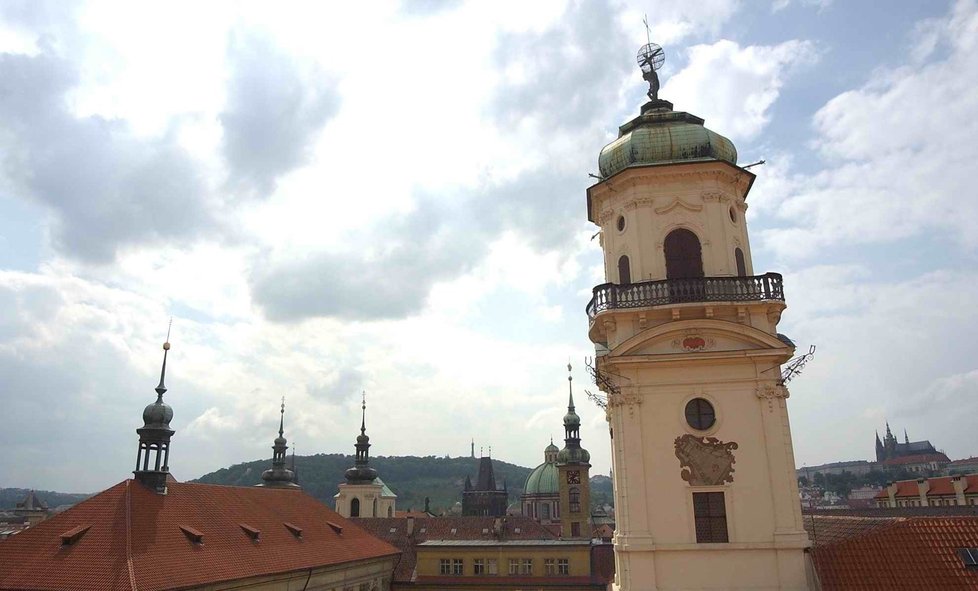 Klementinum je nejstarší česká meteorologická stanice, v níž se počasí sleduje od roku 1775