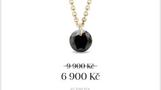 Black Friday ve znamení luxusu: 30% sleva na šperk s černým diamantem KLENOTA 