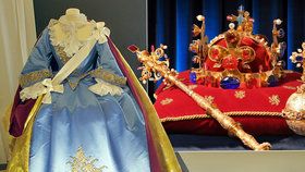 Pozlacená nejryzejším zlatem. Repliku koruny Karla IV. i šaty Marie Terezie uvidíte v Brně.