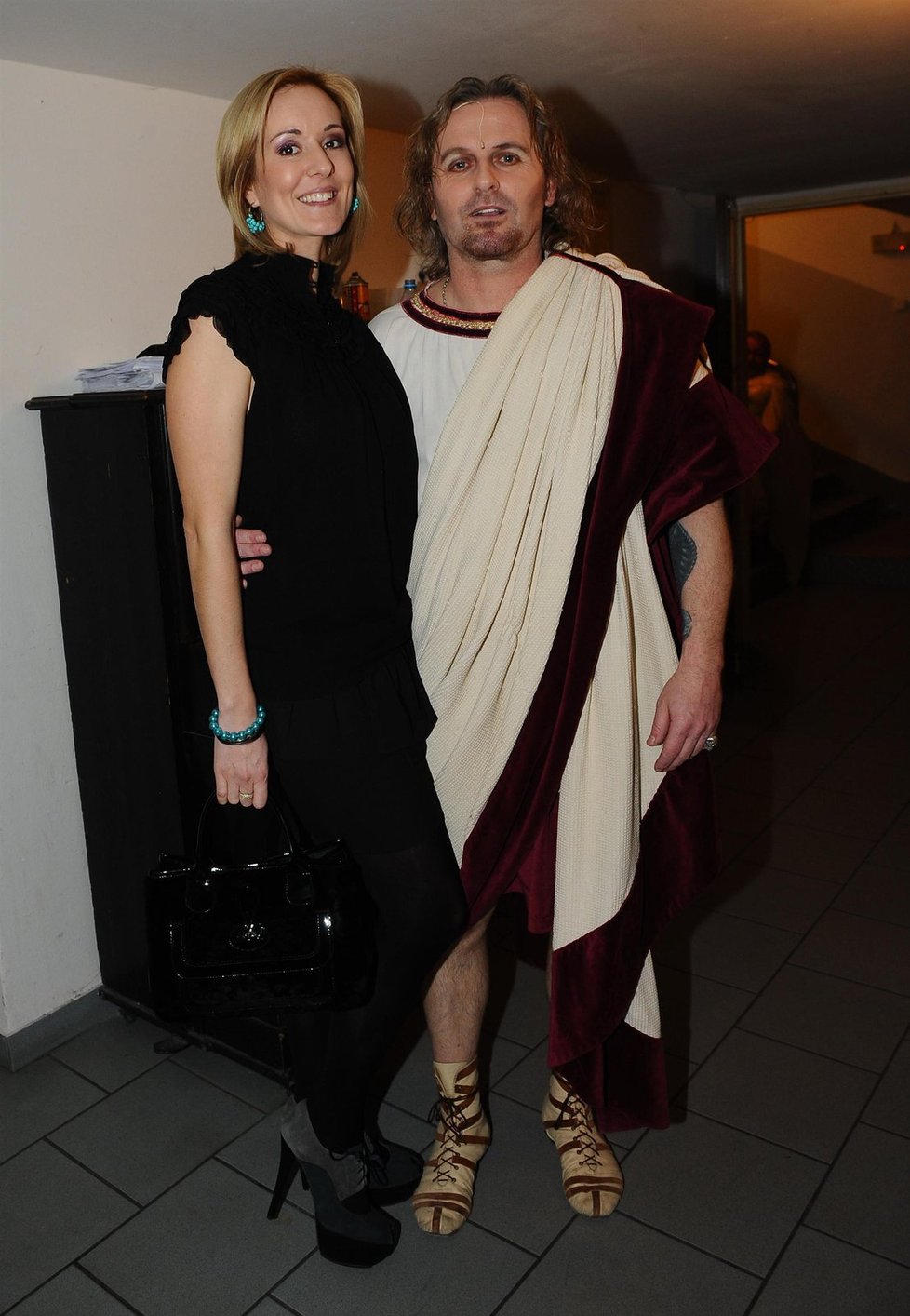 Jovanka s manželem Pepou Vojtkem, který hraje v Kleopatře