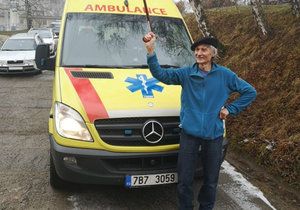 Lubomír Kleveta (66), řečený Amigo, oblíbený řidič jihomoravské záchranky odchází do důchodu.