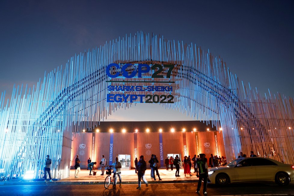 Příjezdy na COP27 v Egyptě