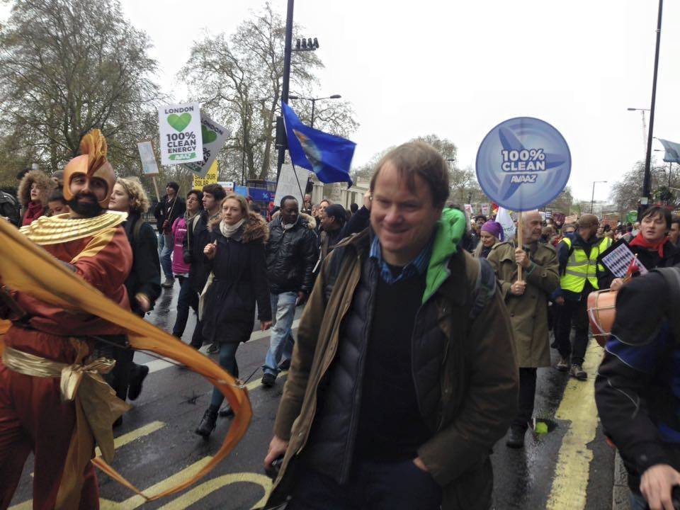 Protesty před klimatickým summitem: Exministr Bursík v Londýně