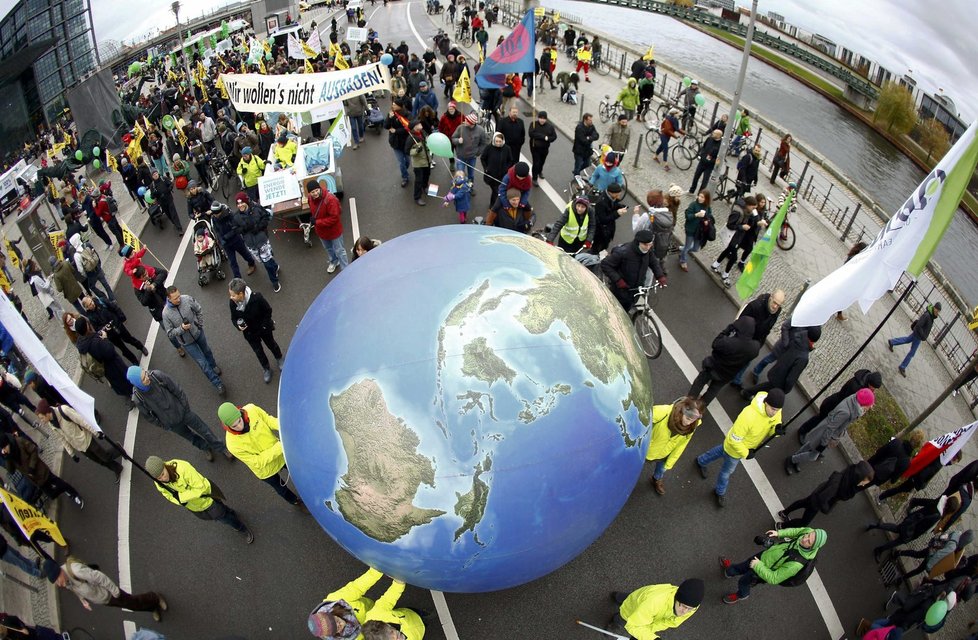 Protesty před klimatickým summitem: Berlín