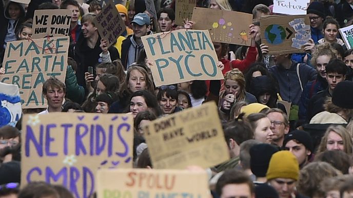 Studentské protesty v Praze, pátek 15.3.