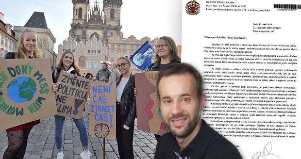 Pirátský radní „školil“ ředitele v Praze: Omluvte účastníky stávky za klima z výuky