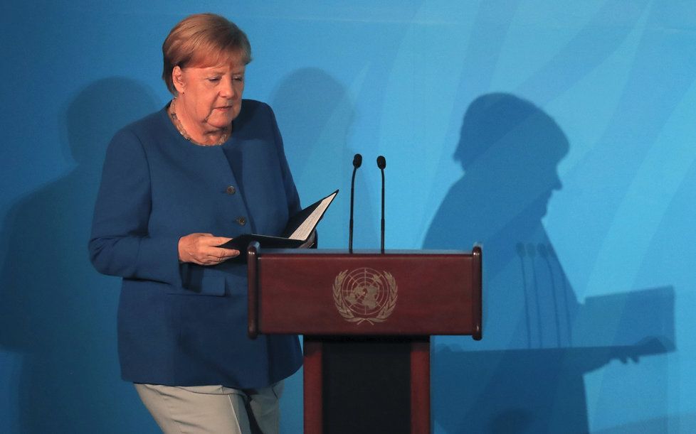 Klimatický summit OSN v New Yorku: Německá kancléřka Angela Merkelová (23. 9. 2019)