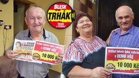 Rudolf Koky (63) i Oldřich Klimčík získali v Trháku oba 10 tisíc: Bude vysavač, lednička a zbyde i pro vnoučata