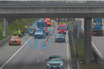 Nehoda u Klimkovického tunelu zastavila dopravu na D1 na Ostravu.