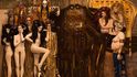 Fotografické kompozice podle maleb Gustava Klimta - Beethovenfries