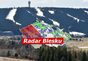 Klínovec: Velikonoce 2022 a radar Blesku