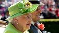Královna Alžběta II. na nejprestižnějším dostihovém závodu Royal Ascot