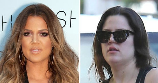 Poznali byste, že dáma vpravo je Klohé Kardashian?