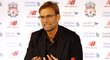 Nový trenér Liverpoolu Jürgen Klopp na své první tiskové konferenci v klubu¨mluvil zapáleně