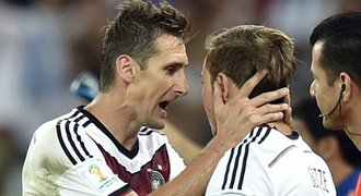 Klose předpověděl Götzemu gól, zda bude pokračovat, ještě neví