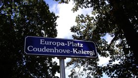 Evropské náměstí Coudenhove-Kalergiho v rakouském  Klosterneuburgu.