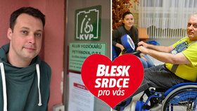 Blesk představuje organizaci Klub vozíčkářů Petýrkova