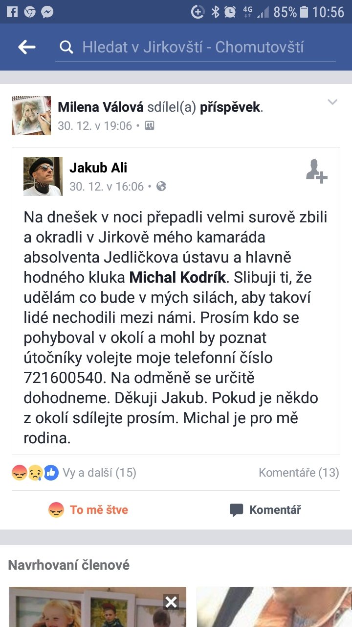 Výzva Jakuba Aliho