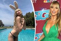 Topmodelka Heidi Klumová (49): Velikonoční zajda nahoře bez!