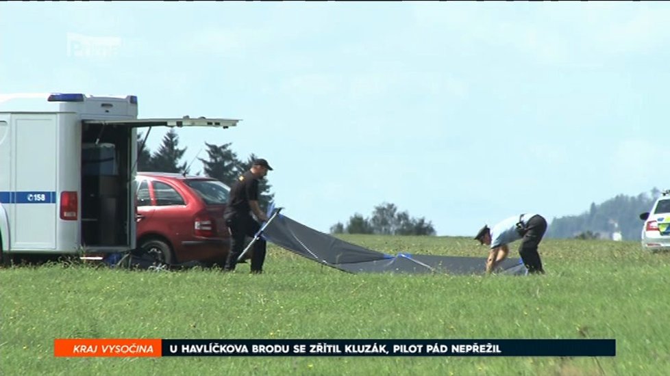 Pilot zříceného kluzáku nepřežil.