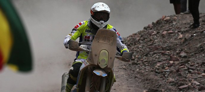 Motocyklista Klymčiw se na Rallye Dakar vešel do elitní desítky