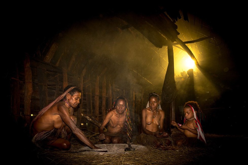 Kmen Dani žijící v Západní Nové Guineji