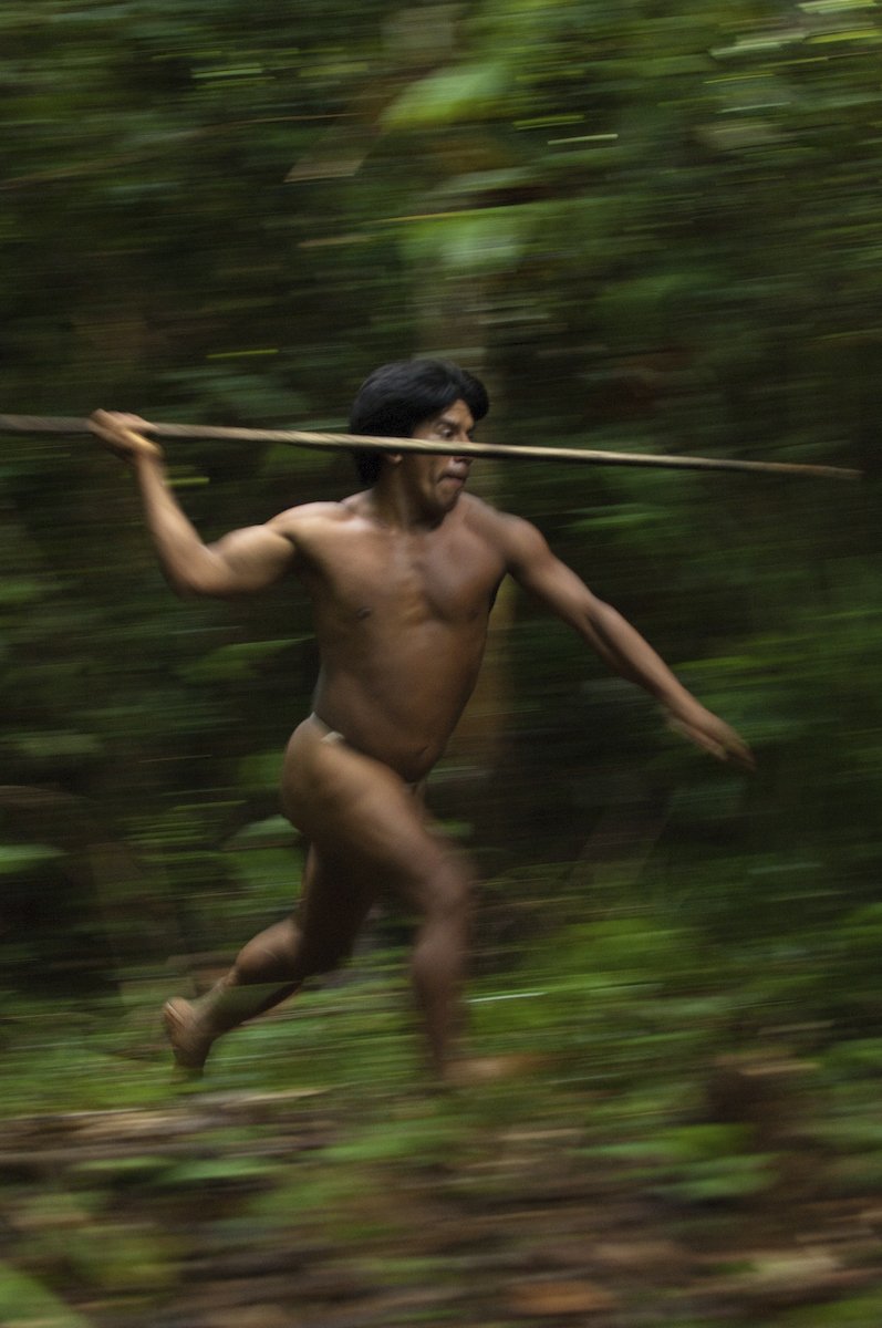 Kmen Huaorani žije v deštném pralese na východu Ekvádoru.