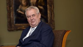 Miloš Zeman dnes na Hradě přivítá desítky gratulantů