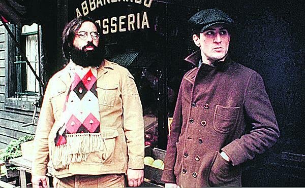 Režisér Coppola a Robert de Niro ve dvojce Kmotra (1974).