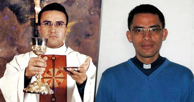Dvojice kolumbijských kněží, Piffano (vlevo) a Reatiga, se rozhodla, že dobrovolně odejde z tohoto světa. Sebevraždu církev zapovídá, najali si proto na sebe profesionální zabijáky.