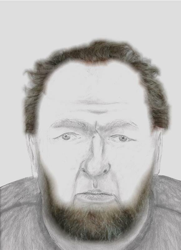 Pravděpodobná podoba muže, který byl v roce 2015 nalezen mrtev u Kněžpole.