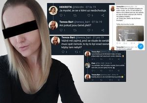 Knihkupkyně Tereza B. z Jablonce se na sociální síti Twitter rasisticky projevovala a veřejně zesměšňovala uchazeče o práci.