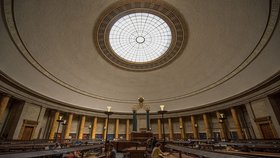 Knihovna ve Velké Británii. Ilustrační foto.