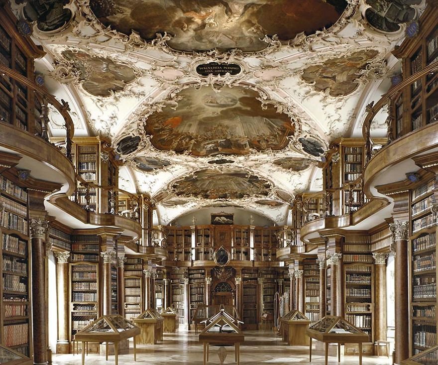 Abbey Library Of Saint Gall, Gallen, Švýcarsko