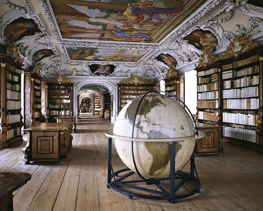 Wiblingen Abbey Library, Wiblingen, Německo