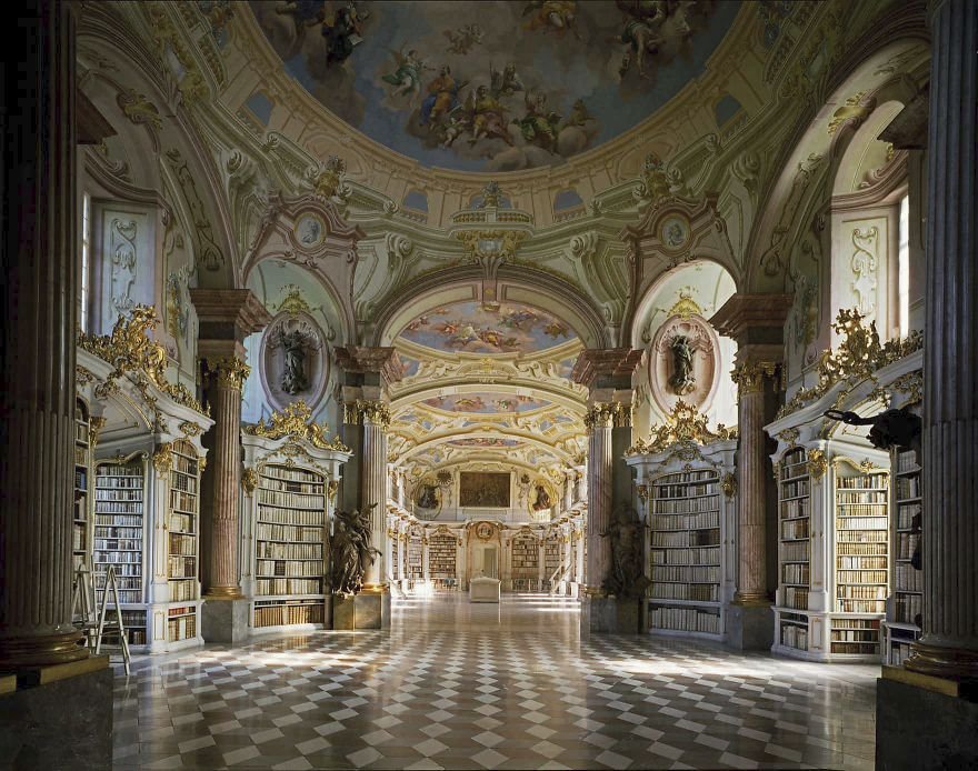 Admont Abbey Library, Admont, Rakousko